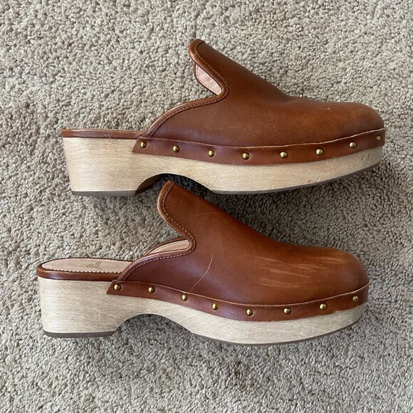 J. Crew Brown Leather Mules - Picture 2 of 9